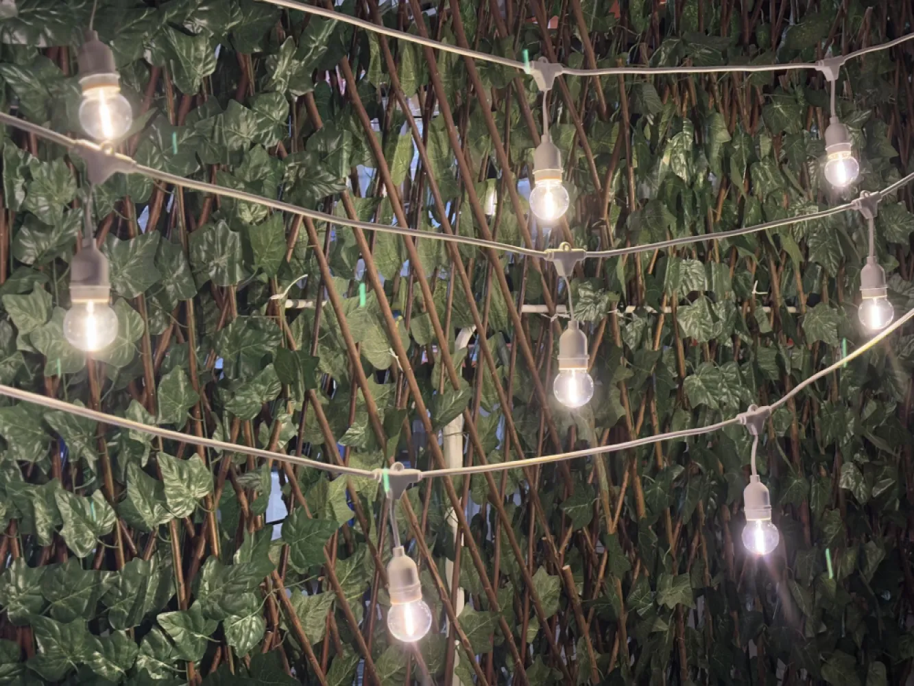 Ghirlandă Luminoasă 480M cu 480 Becuri Bec 1 LED Filament, 1W, din Plastic, E27, G50, Lumina Calda, de Exterior, Cablu N/A.