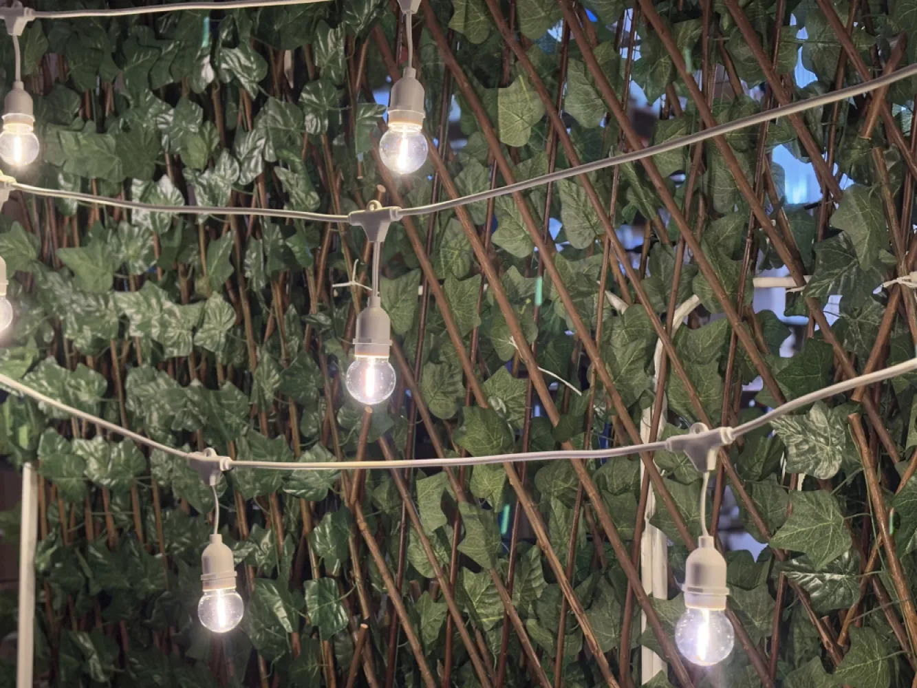 Ghirlandă Luminoasă 480M cu 480 Becuri Bec 1 LED Filament, 1W, din Plastic, E27, G50, Lumina Calda, de Exterior, Cablu N/A.