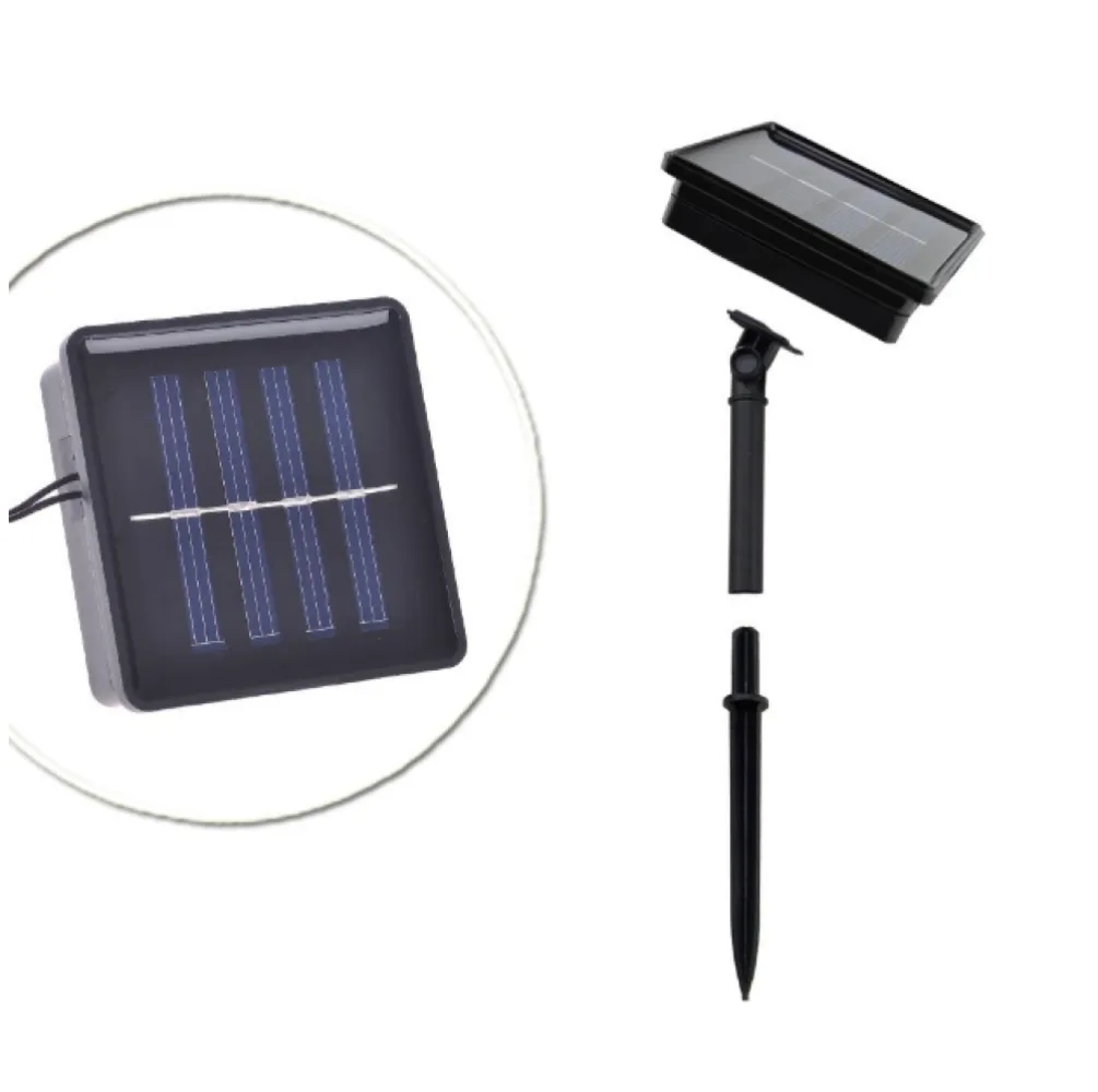 Ghirlanda Luminoasa Solara 4.5M cu 20 Picaturi, 2 Programe, Lumina Calda, de Exterior