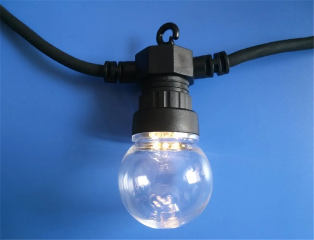 Ghirlanda luminoasa second hand 10M cu 20 LEDuri transparente