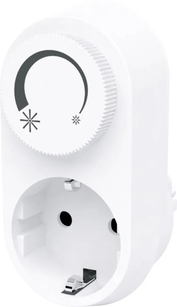 Adaptor priza cu dimmer, pentru becuri incandescente, 300W