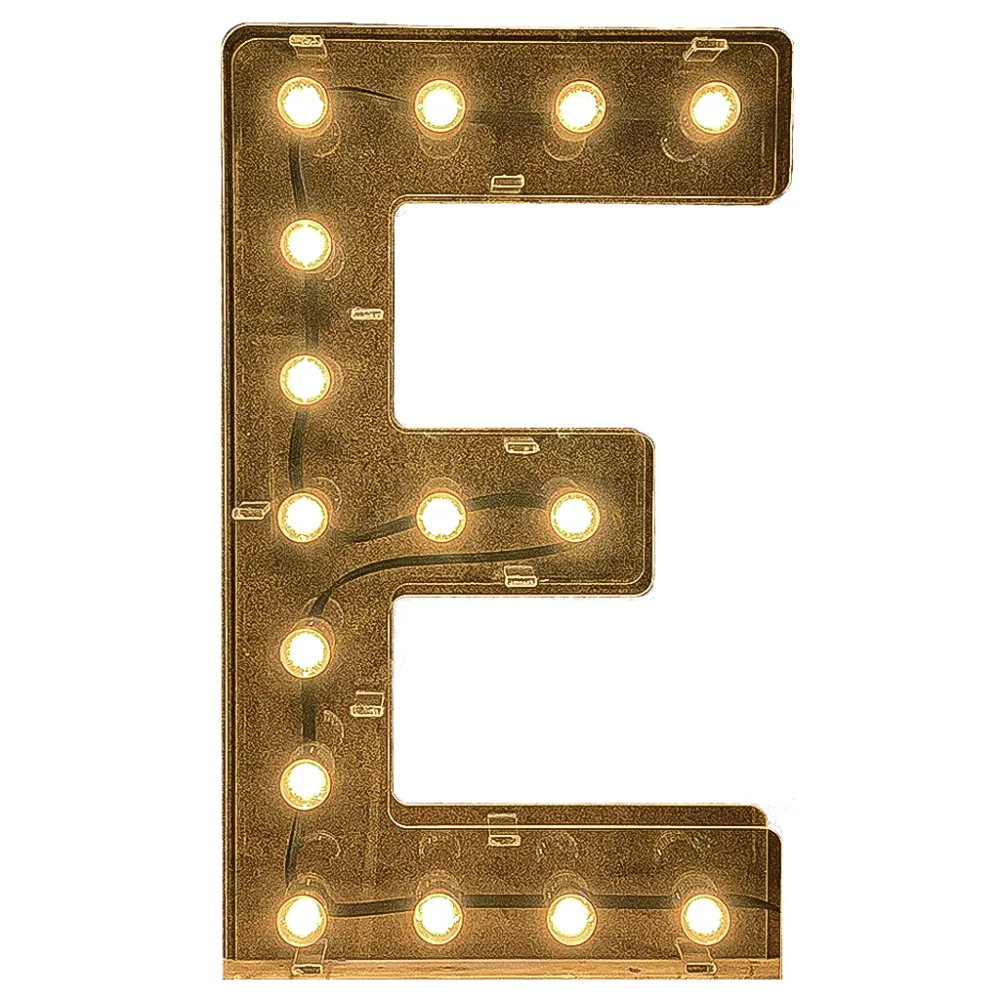 Litere Volumetrice Luminoase din Plexiglas 70 cm cu Alimentare la Priza