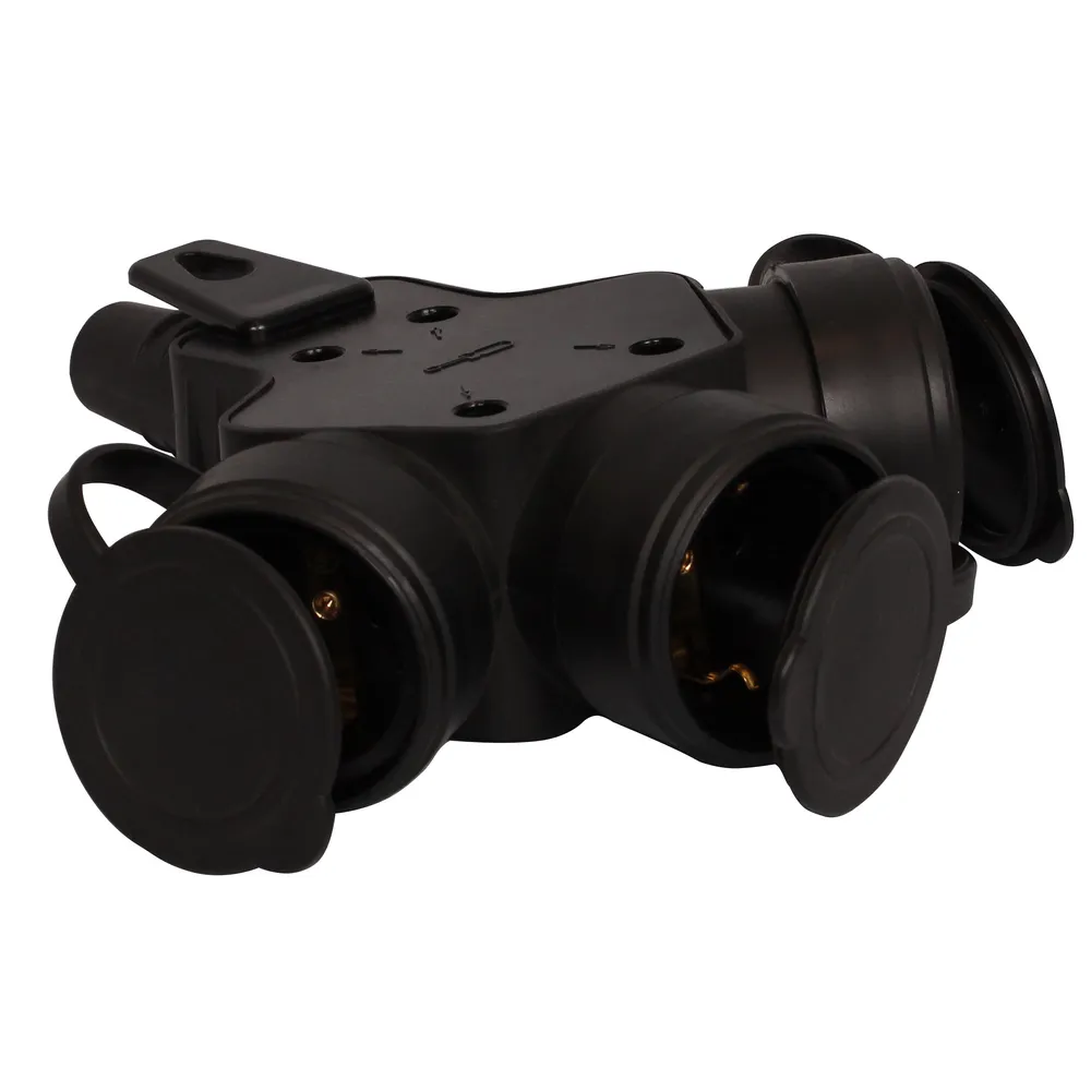 Cupla Tripla din Cauciuc, Putere 4500 W, Protectie IP44