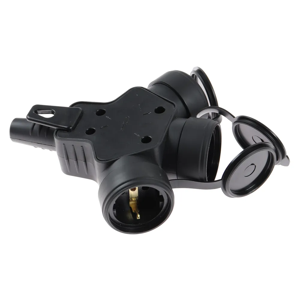 Cupla Tripla din Cauciuc, Putere 4500 W, Protectie IP44