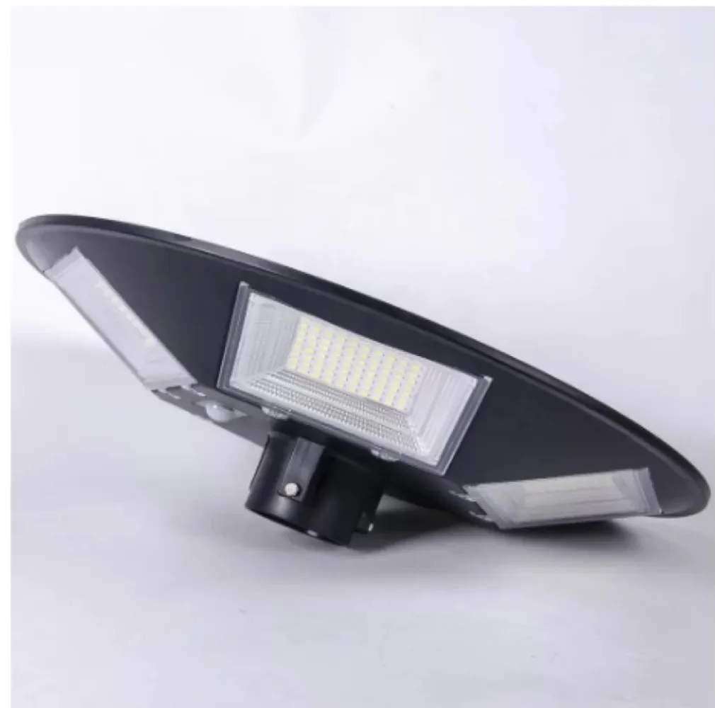 Proiector Solar Rotund cu 240 LEDuri SMD, 2 Moduri de Functionare si Telecomanda