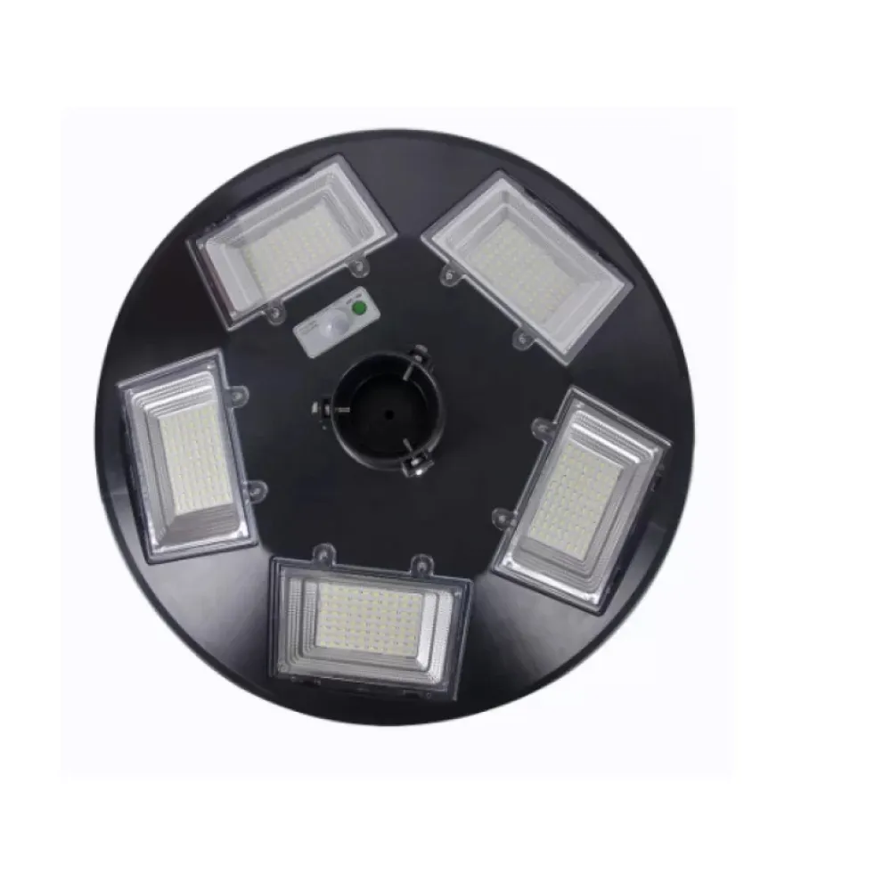 Proiector Solar Rotund cu 240 LEDuri SMD, 2 Moduri de Functionare si Telecomanda