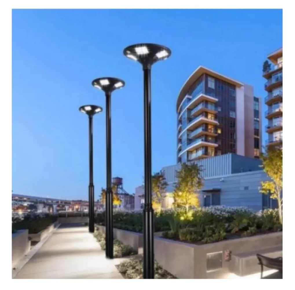 Proiector Solar Rotund cu 240 LEDuri SMD, 2 Moduri de Functionare si Telecomanda