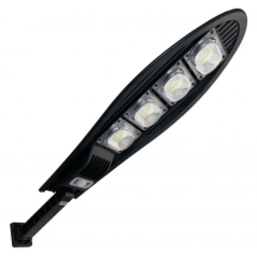 Lampa Solara Stradala 80W cu 168 LEDuri, 3 Moduri de Functionare, Telecomanda, Senzor de Miscare si Lumina
