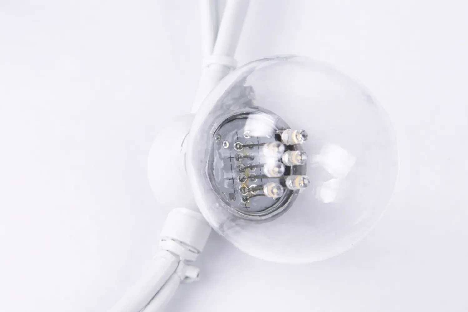 Ghirlanda Luminoasa 10M cu 20 LEDuri Speciale, Cablu Alb, Lumina Naturala, Conectabila 1000M, De Exterior