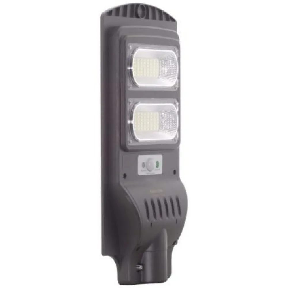 Lampa Solara Stradala 60W cu 96 LEDuri, 3 Moduri de Functionare, Telecomanda, Senzor de Miscare si Lumina