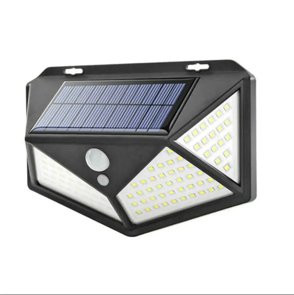 Lampa Solara de Perete cu 114 LEDuri, Senzor de Miscare si Lumina