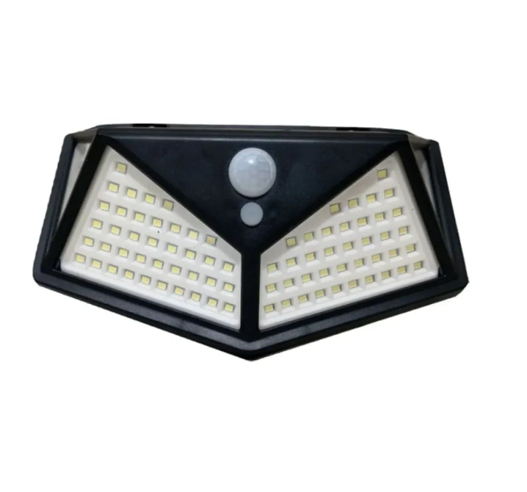 Lampa Solara de Perete cu 114 LEDuri, Senzor de Miscare si Lumina