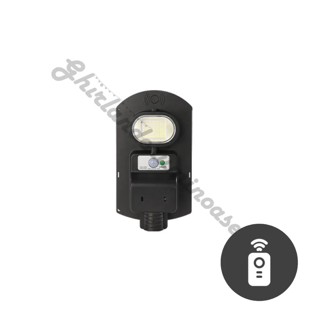 Lampa Solara Stradala cu 108 de LEDuri, 50W, Telecomanda, 3 Moduri de Functionare, Senzor de Miscare si Lumina