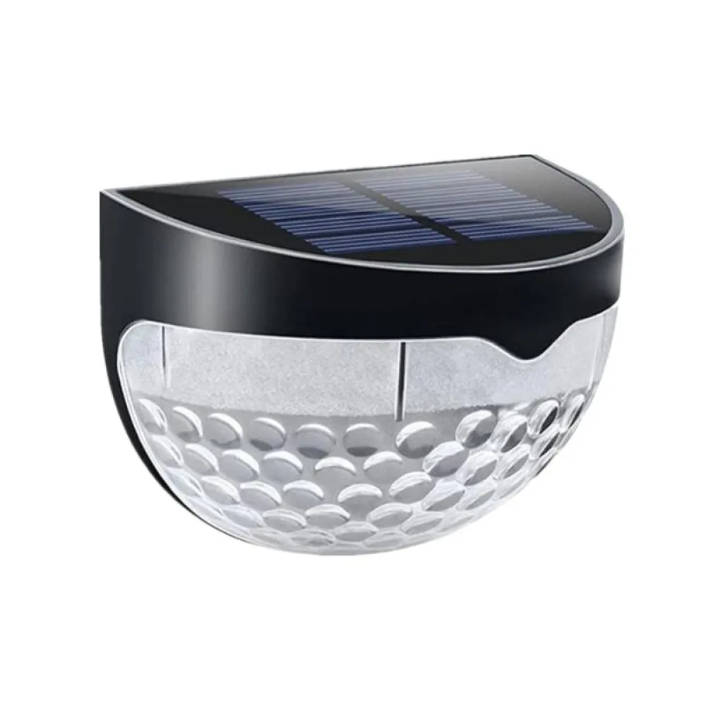 Set 2 Lampi Solare de Perete cu 6 LEDuri, Senzor de Miscare si Lumina