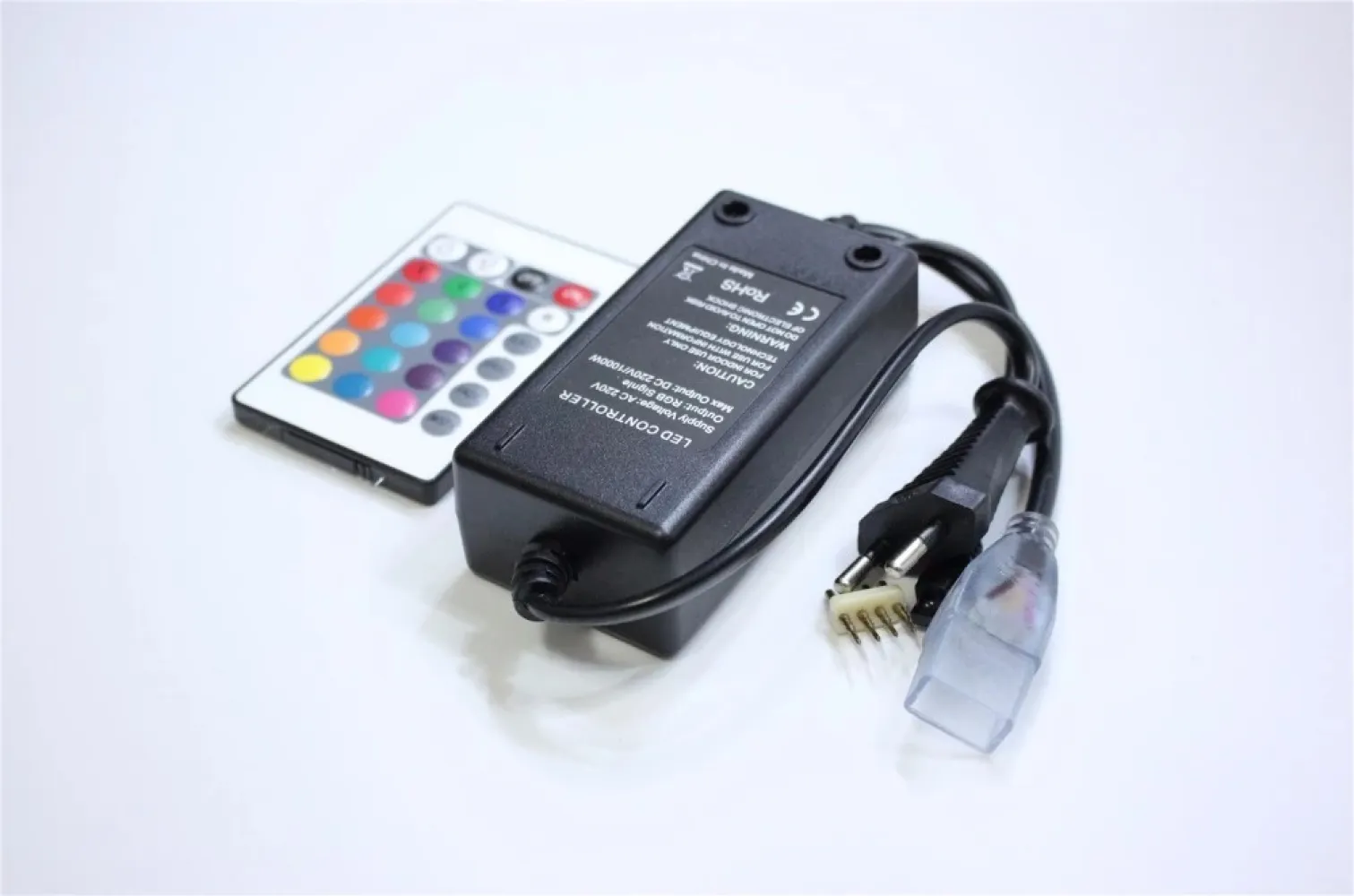 Controller RGB 220 V cu 4 Functii si Telecomanda