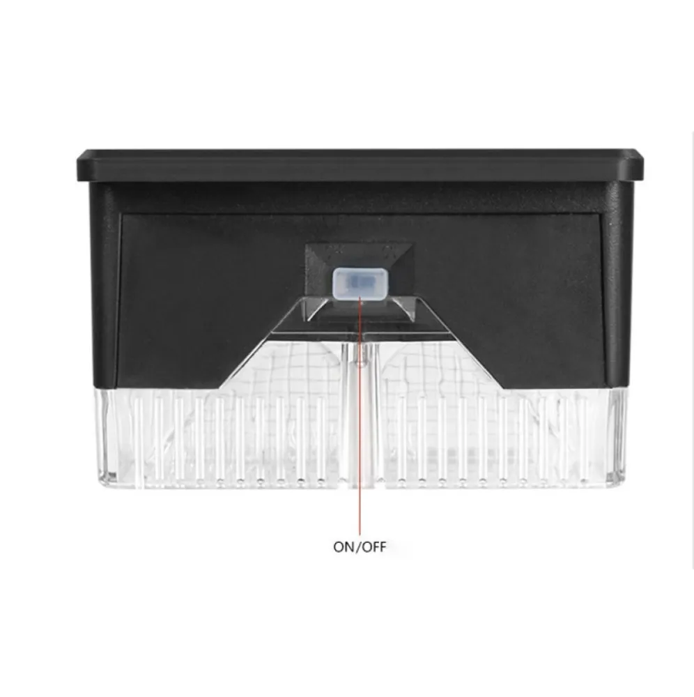 Set 4 Lampi Solare pentru Gard si Stalp, cu Senzor de Miscare si Lumina