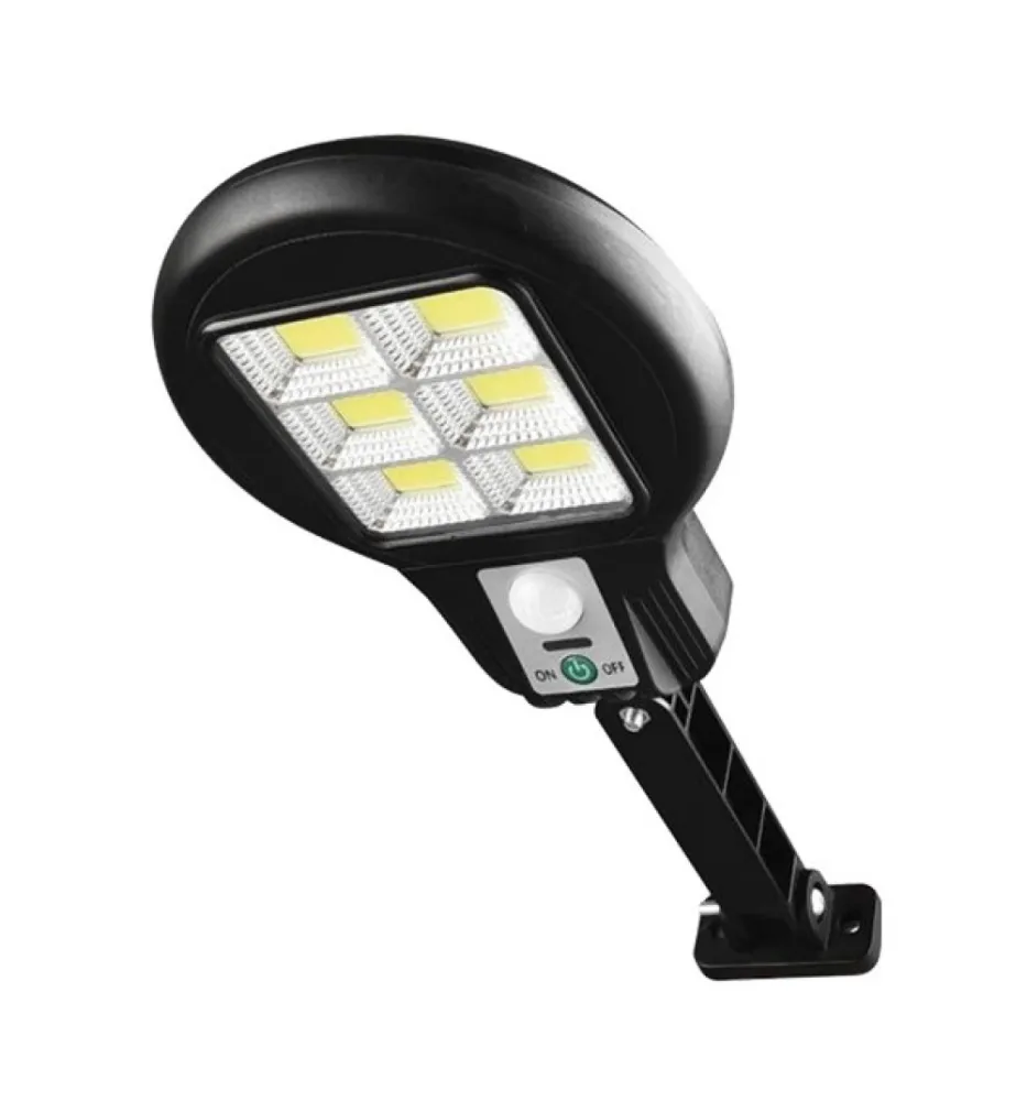 Lampa Solara de Perete 6 Casete cu 48 LEDuri COB, 3 Moduri de Functionare, Telecomanda, Senzor de Miscare si Lumina