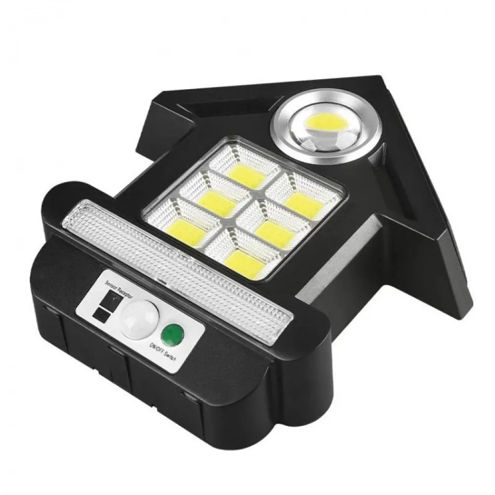 Lampa Solara de Perete cu 81 LEDuri, Senzor de Miscare, 4 Moduri de Functionare, Lupa si Telecomanda