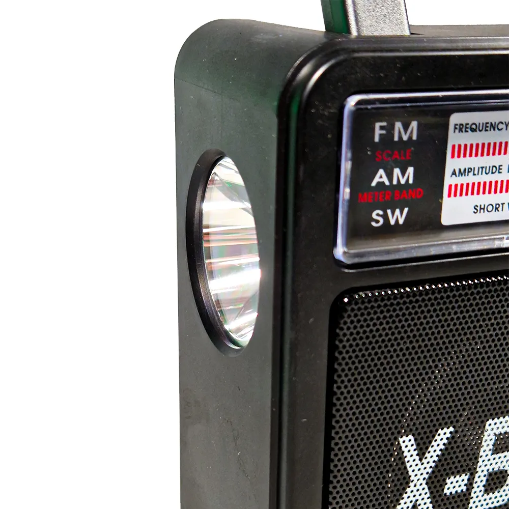 FM Radio Solar cu Acumulator, USB/TF, MP3 si Bluetooth