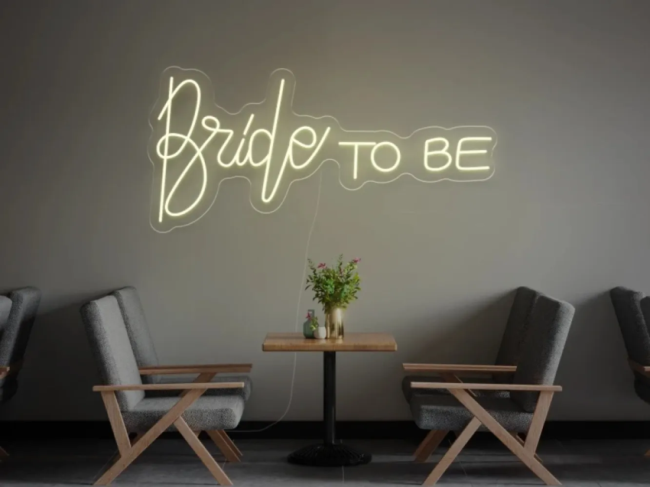 Semn Luminos LED Neon de Inchiriat Bride TO BE