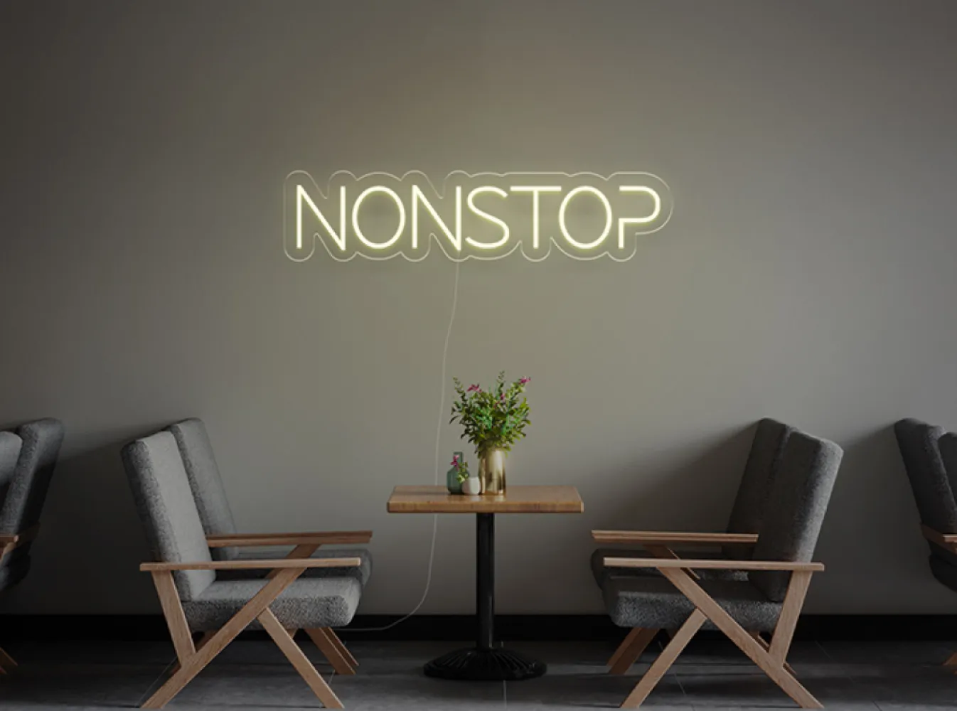 Semn Luminos LED Neon de Inchiriat NONSTOP