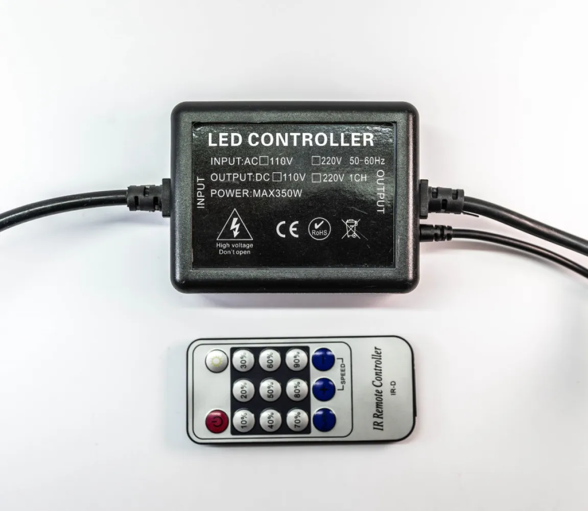 Dimmer pentru Iluminat LED, cu Telecomanda, max. 350W