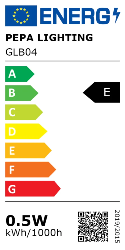 Bec Retro LED, 0.5W, din Plastic, E12, G40, Lumina Foarte Calda, de Exterior