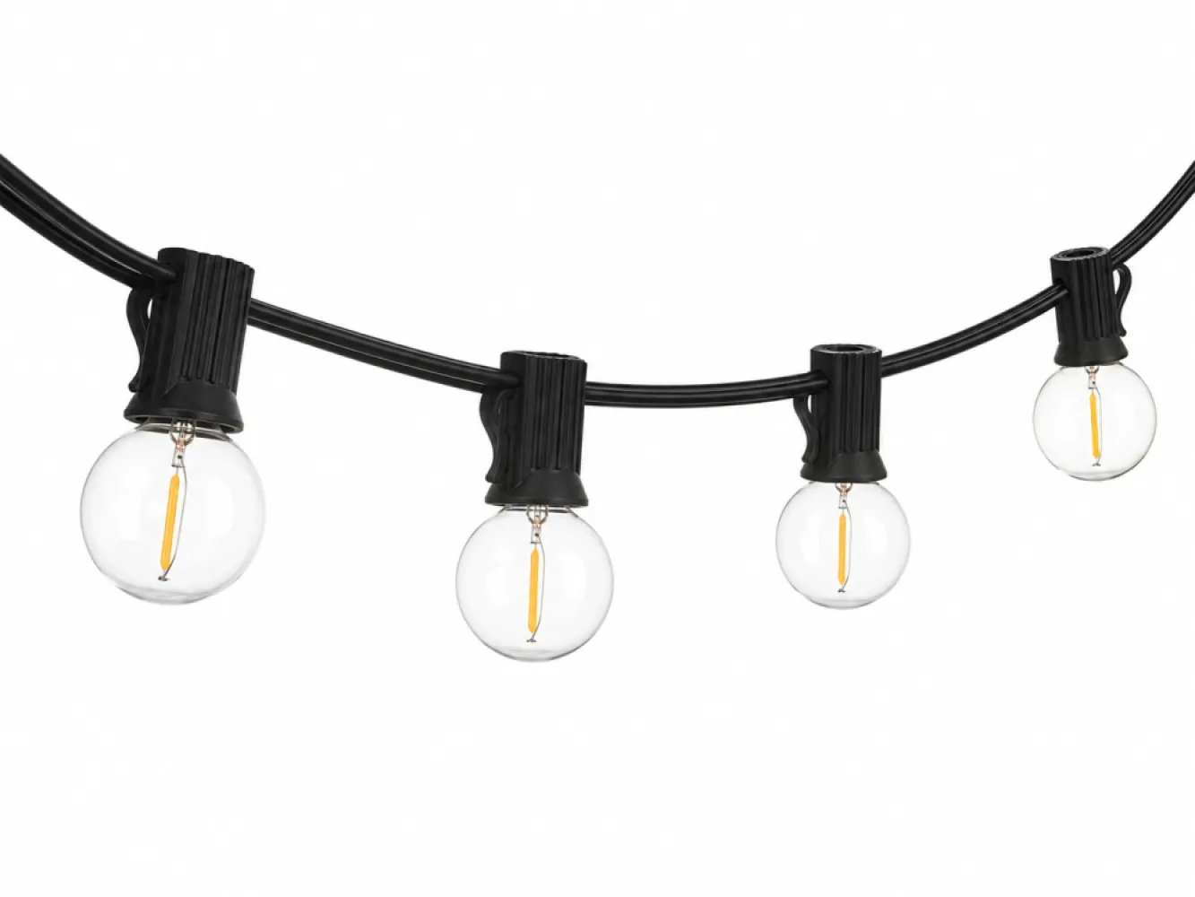Bec Retro LED, 0.5W, din Plastic, E12, G40, Lumina Foarte Calda, de Exterior