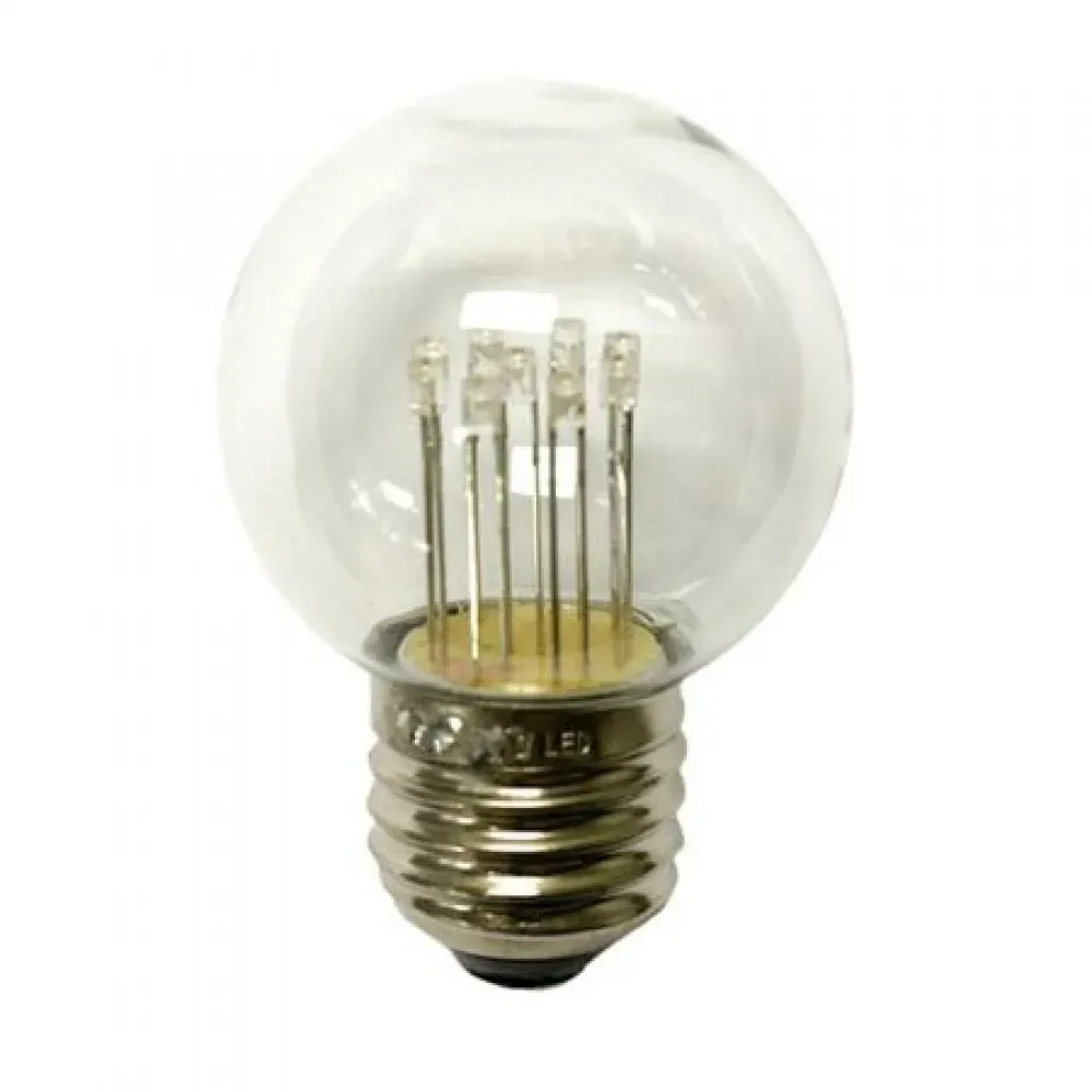 Ghirlanda Luminoasa 15M cu 15 Becuri LED Retro cu 9 LEDuri, 1W, din Plastic, E27, 1W, Pendul Variabil 0.5 si 1M, Cablu Negru, Lumina Calda, Conectabila 240M, de Exterior
