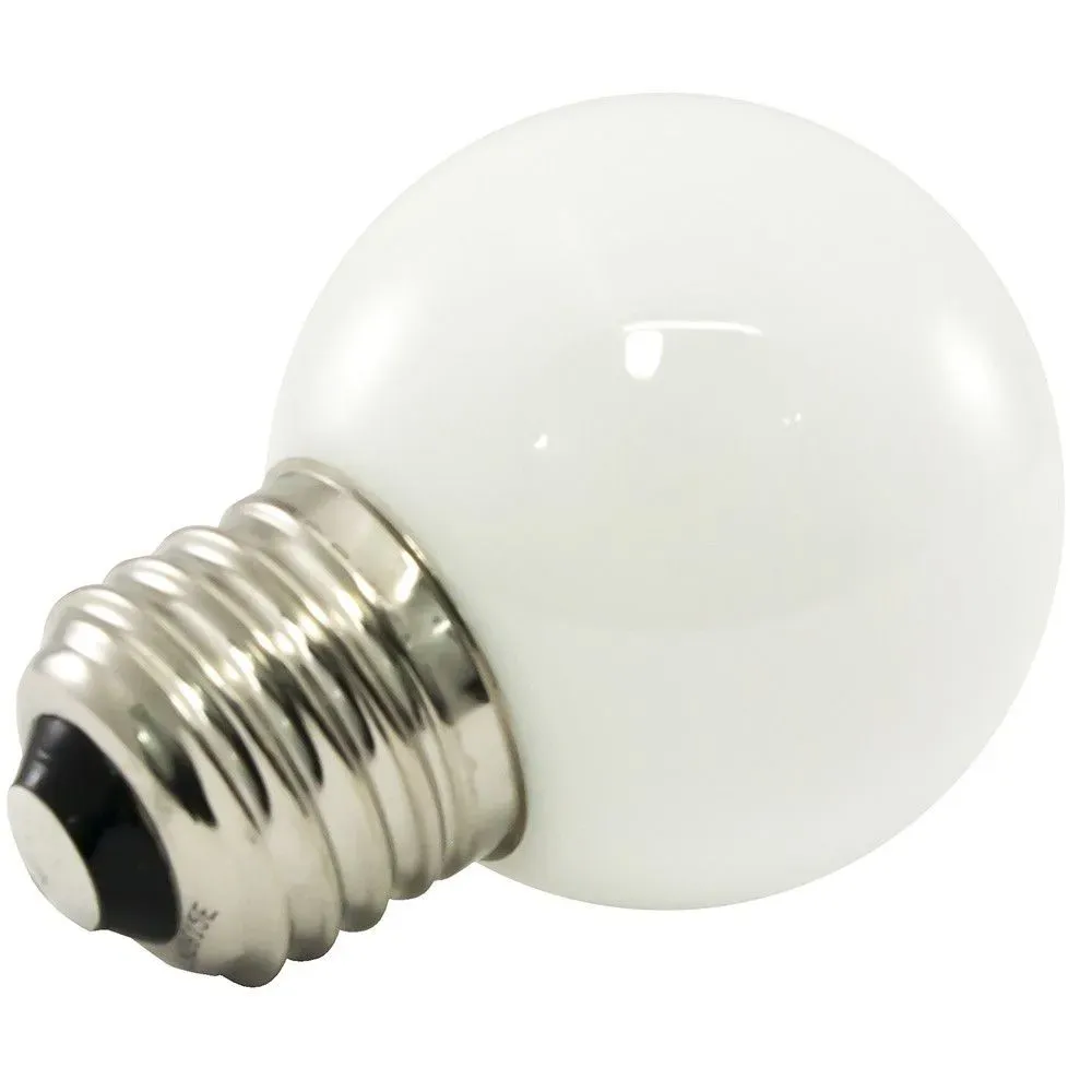 Ghirlanda Luminoasa 15M cu 15 Becuri LED Alb Mat, 3W, din Plastic, E27, Pendul Variabil 0.5 si 1M, Cablu Alb, Lumina Calda, Conectabila 345M, de Exterior