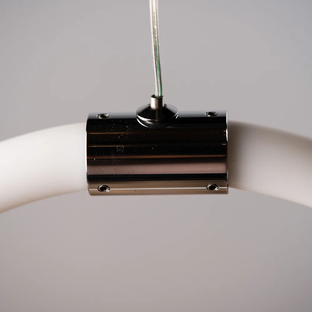 Lampa de tip "Cerc" Bridgelux 12W din Silicon pentru Sina Magnetica, Ø300mm, Lumina Calda