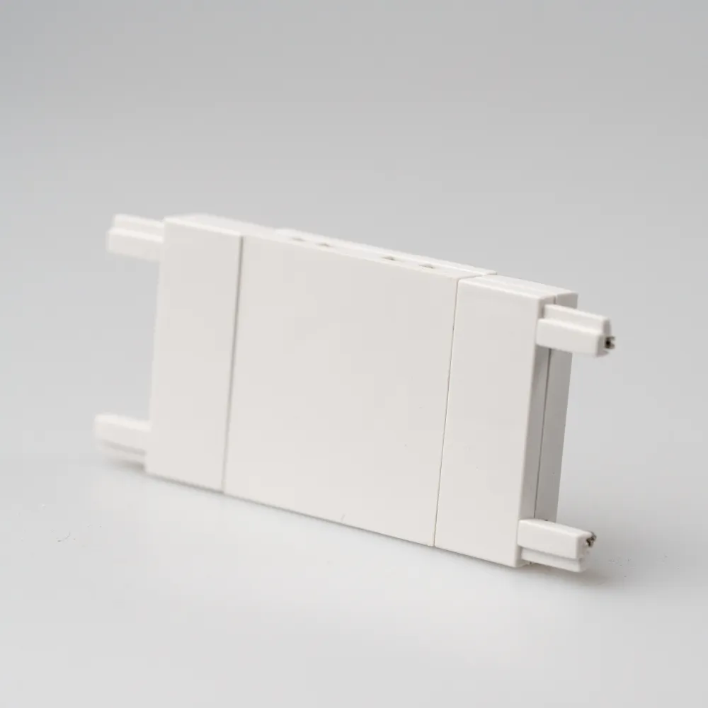 Conector de Tip "I" pentru Sina Magnetica Slim Aplicata, Alb