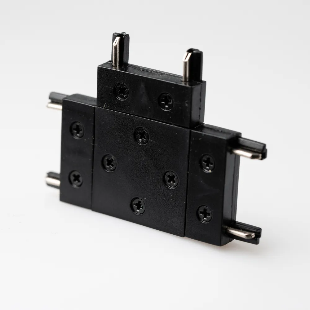 Conector de Tip "T" pentru Sina Magnetica Slim Aplicata, Negru