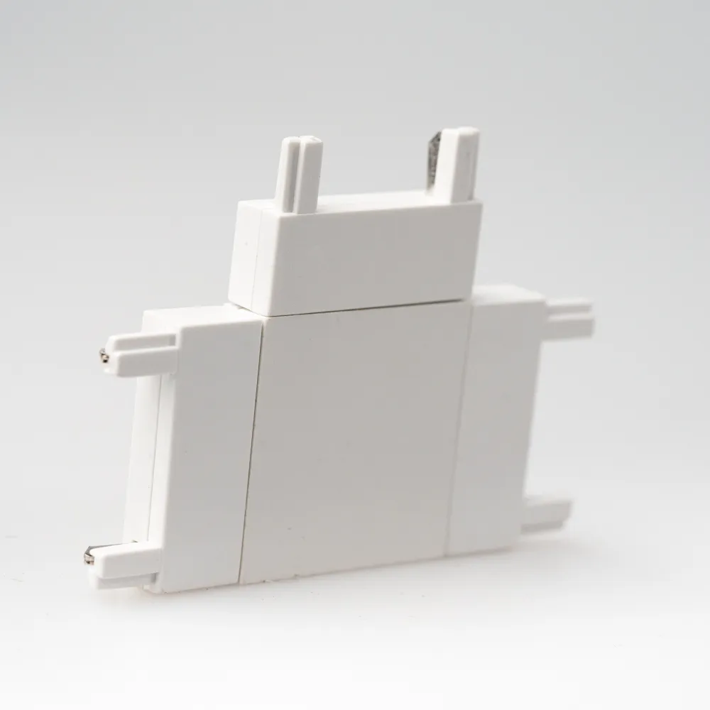 Conector de Tip "T" pentru Sina Magnetica Slim Aplicata, Alb
