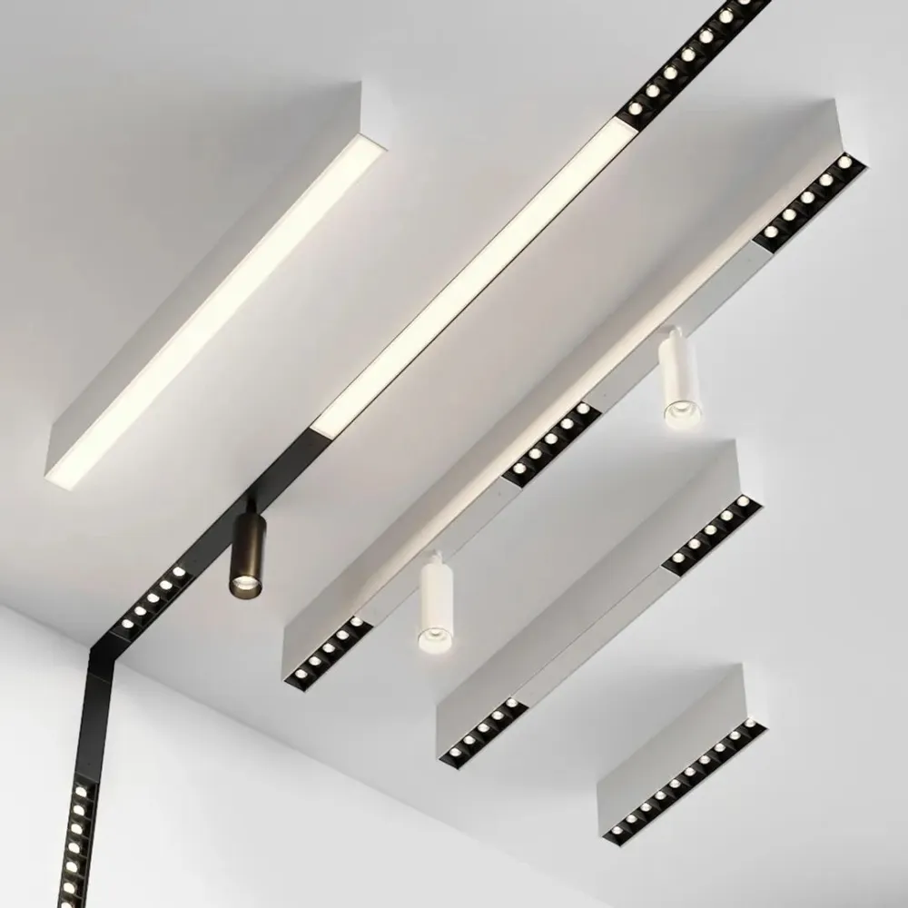Spot LED 5W 122mm Fix Alb Liniar pentru Sina Magnetica