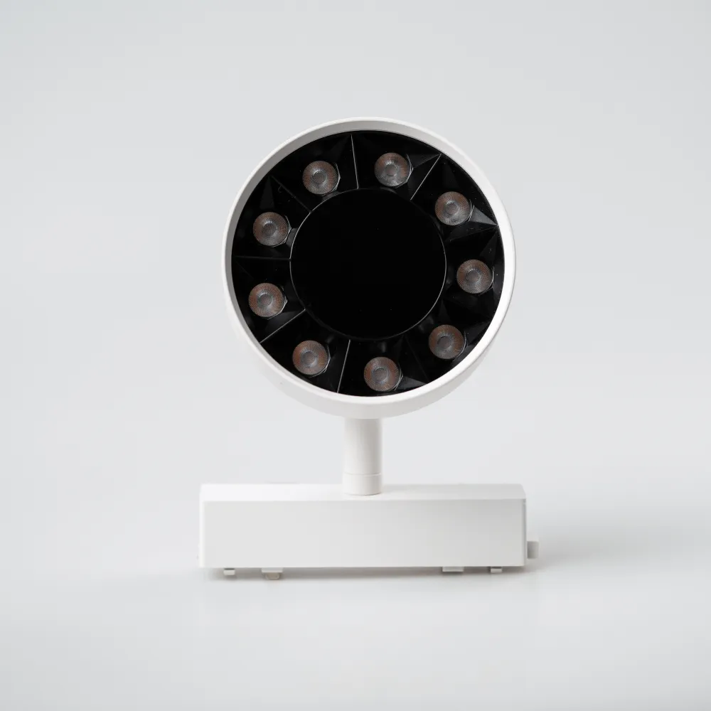 Spot LED Orientabil Alb 9W ⌀95mm pentru Sina Magnetica