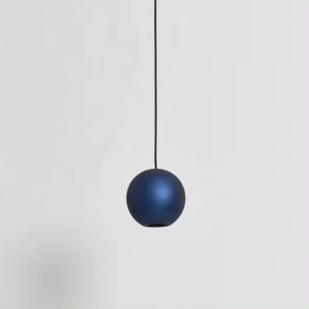 Lampa Pendul LED Bridgelux de Tip Glob 6W din Acril Ø70, Albastru