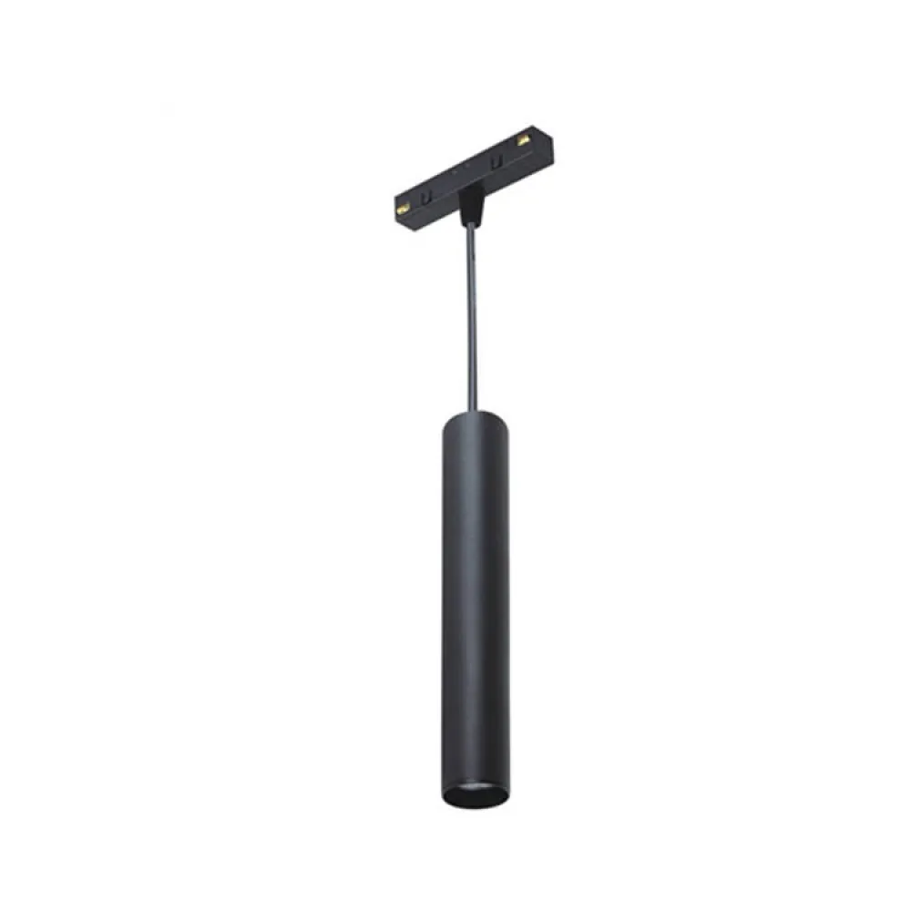Pendul LED Bridgelux 6W pentru Sina Magnetica, 300mm, Negru