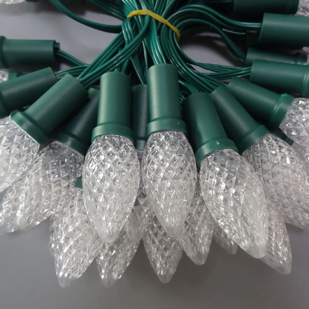 Ghirlanda Luminoasa Smart 12M cu 100 Becuri LED RGB, Cablu Verde, Lumina Calda, de Exterior