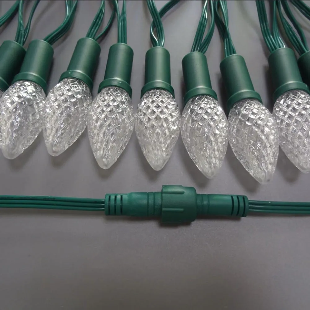 Ghirlanda Luminoasa Smart 12M cu 100 Becuri LED RGB, Cablu Verde, Lumina Calda, de Exterior