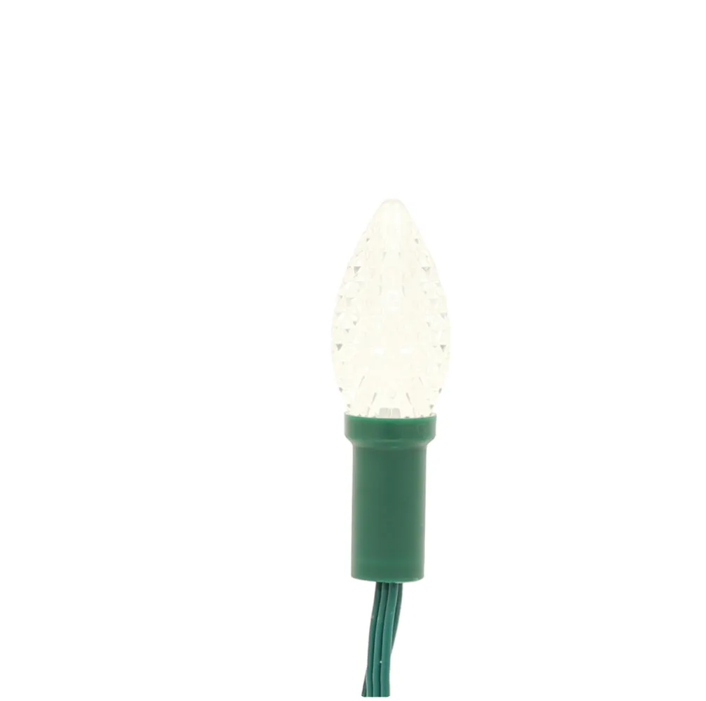 Ghirlanda Luminoasa Smart 12M cu 100 Becuri LED RGB, Cablu Verde, Lumina Calda, de Exterior