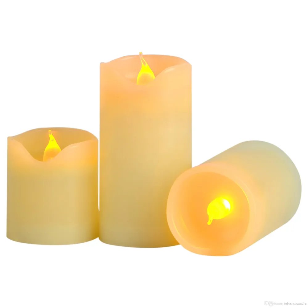 Lumanare LED Ambientala 7.5*17.5CM cu Baterii