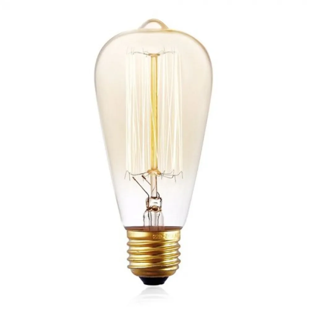 Ghirlanda Luminoasa 10M cu 10 Becuri Mari, E27, 25W, Cablu Plat Negru / Verde Inchis, Lumina Calda, Conectabila 40M, de Exterior