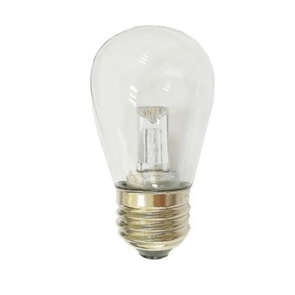 Ghirlanda Luminoasa 5M cu 10 Becuri LED, E27, 2W, Cablu Negru, Lumina Calda, Conectabila 250M, de Exterior