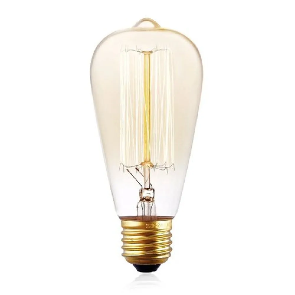Ghirlanda Luminoasa 5M cu 10 Becuri Mari, E27, 25W, Cablu Negru, Lumina Calda, Conectabila 40M, de Exterior