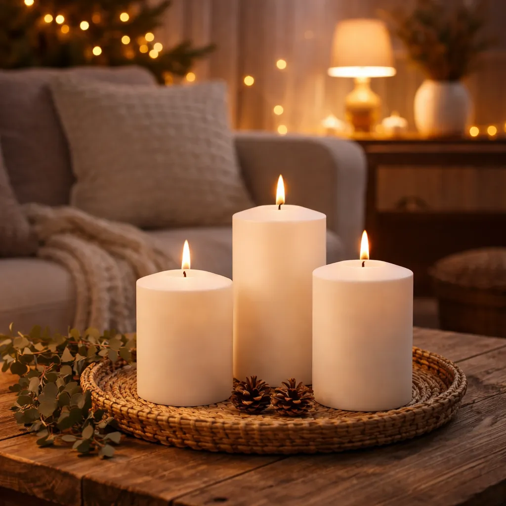 Lumânările LED - atmosfera relaxantă fără riscuri
